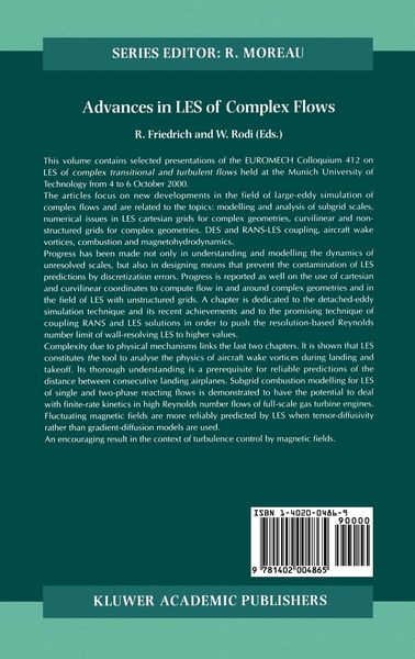 Produktbild: Advances in LES of Complex Flows