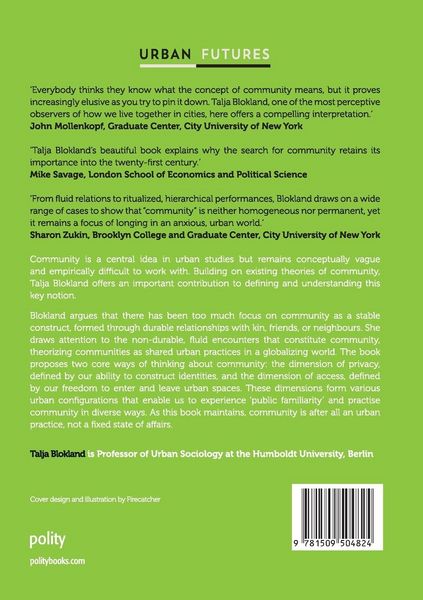 Produktbild: Community as Urban Practice