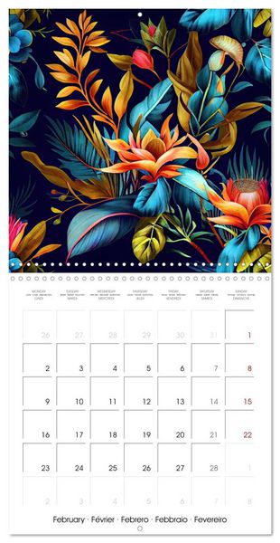 Produktbild: The Art of Botany (Wall Calendar 2026 12 &times; 12 Inch) CALVENDO 12 Month Wall Calendar