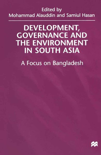 Produktbild: Development, Governance and Environment in South Asia