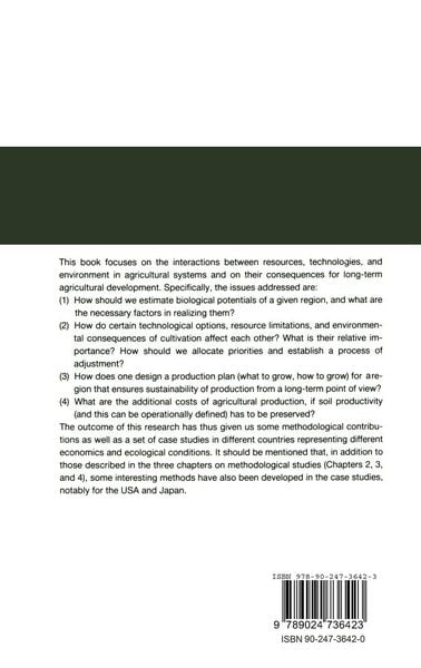 Produktbild: Sustainable Development of Agriculture