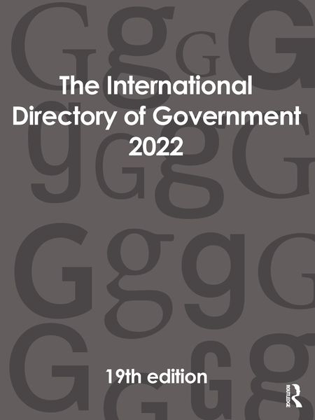 Produktbild: The International Directory of Government 2022