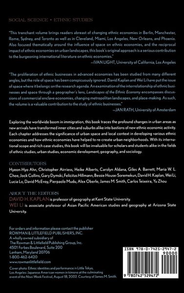 Produktbild: Landscapes of the Ethnic Economy