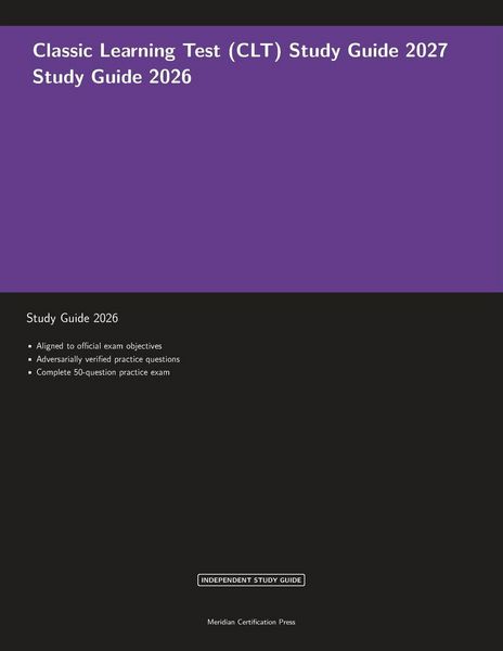 Produktbild: Classic Learning Test (CLT) Study Guide 2027