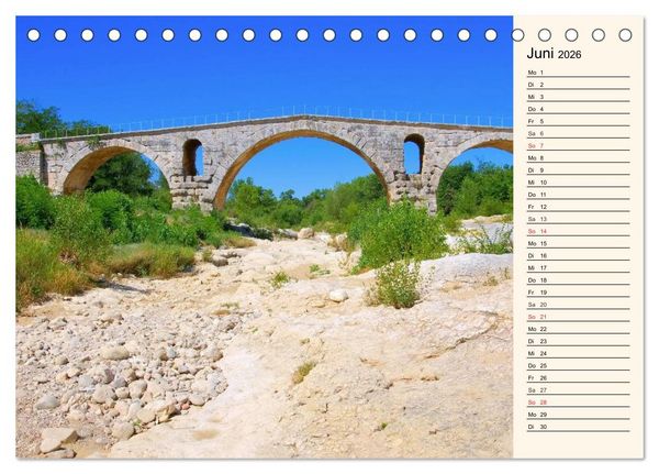 Produktbild: Verzaubernde Provence (Tischkalender 2026 DIN A5 quer), CALVENDO Monatskalender