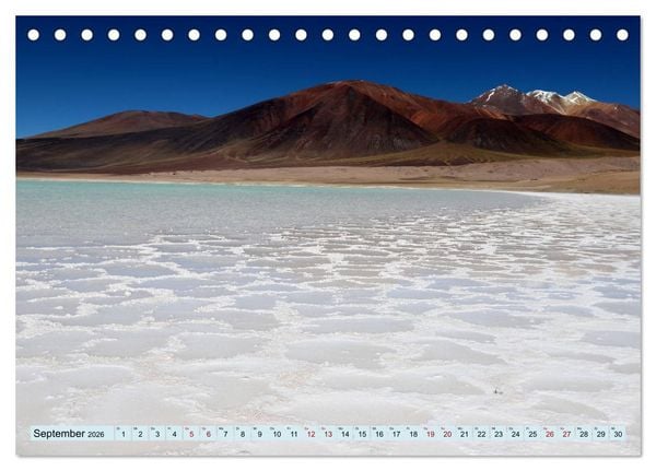 Produktbild: ATACAMA Wunder der Natur (Tischkalender 2026 DIN A5 quer), CALVENDO Monatskalender