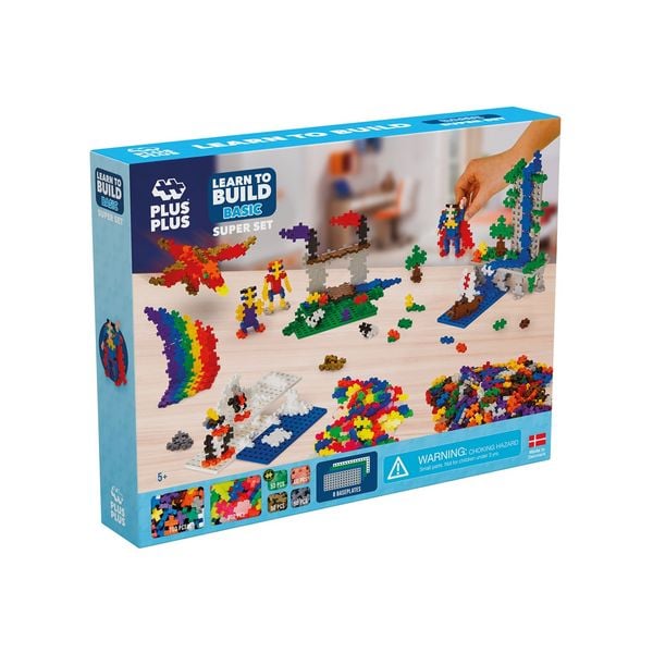 Produktbild: PLUS PLUS 1200 Kreativ Bausteine Super Set