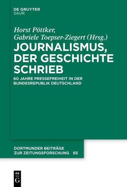 Produktbild: Journalismus, der Geschichte schrieb