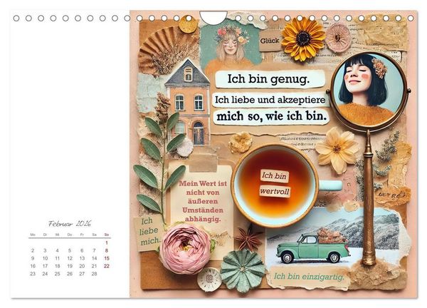 Produktbild: Soulful Days - Dein Selfcare-Kalender (Wandkalender 2026 DIN A4 quer), CALVENDO Monatskalender