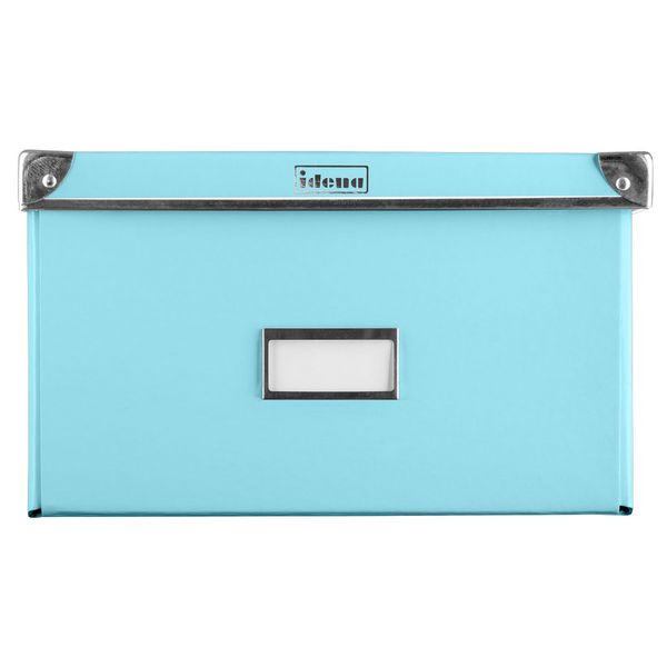 Produktbild: Idena Aufbewahrungsbox faltbar t&uuml;rkis 35x28x17cm