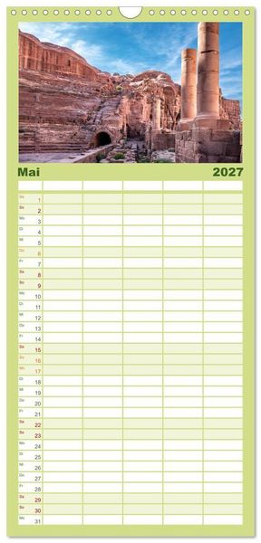 Produktbild: Familienplaner 2027 - Petra Impressionen mit 5 Spalten (Wandkalender, 21 x 45 cm) CALVENDO