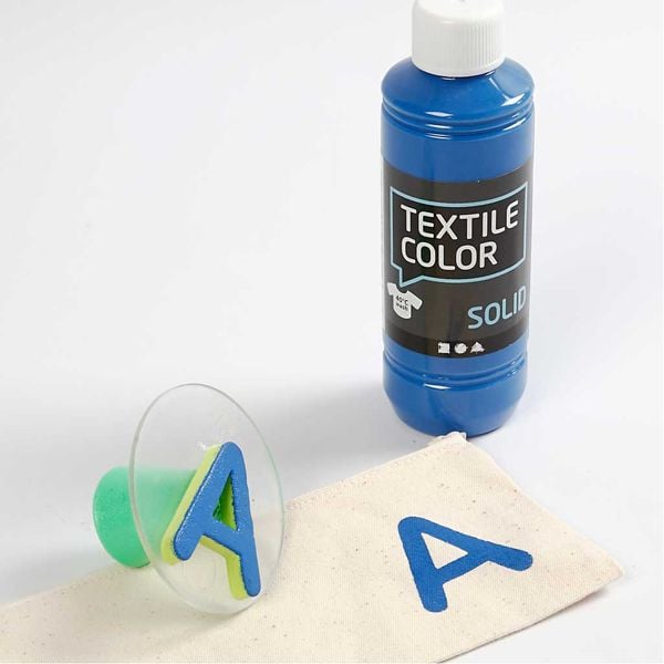 Produktbild: Creativ Company Textile Solid, Acryllack deckend, sortierte Farben, 12x250 ml