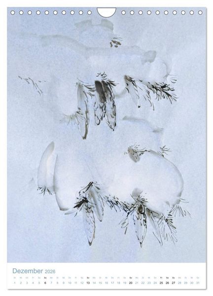 Produktbild: Jahreszeiten in Stil japanischer Malerei - Kunst (Wandkalender 2026 DIN A4 hoch), CALVENDO Monatskalender