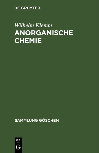 Produktbild: Anorganische Chemie
