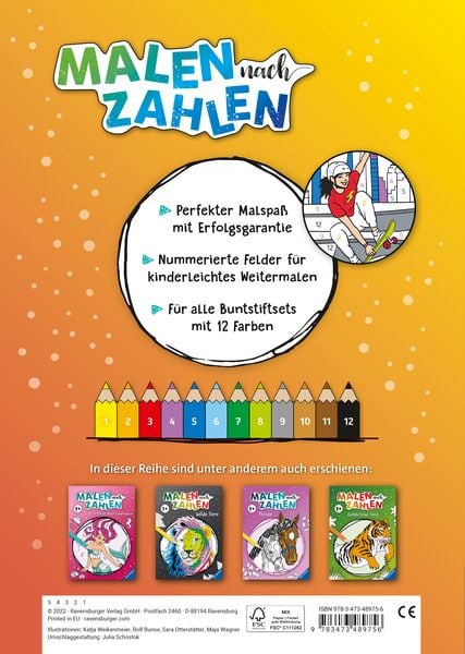 Produktbild: Malen nach Zahlen - Ferien