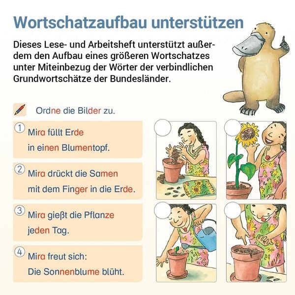 Produktbild: Lesen mit Rico Schnabel, Heft 4: Vom Satz zum Text - silbierte Ausgabe