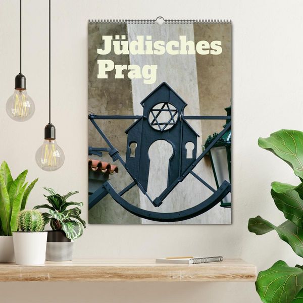 Produktbild: J&uuml;disches Prag (Wandkalender 2026 DIN A2 hoch), CALVENDO Monatskalender