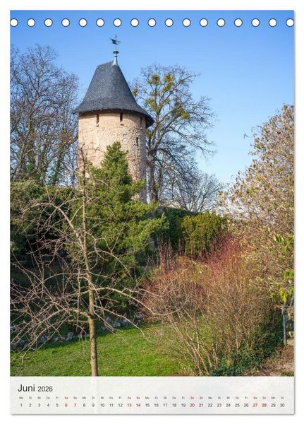 Produktbild: Wernigerode - Mittelalterliches Flair am Rande des Harzes (Tischkalender 2026 DIN A5 hoch), CALVENDO Monatskalender