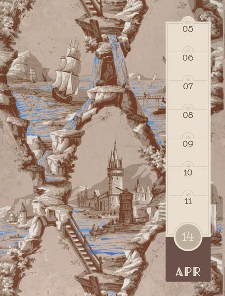 Produktbild: Patterns Wochenplaner Kalender 2027