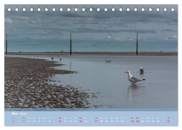 Produktbild: Mein St.Peter-Ording (Tischkalender 2026 DIN A5 quer), CALVENDO Monatskalender