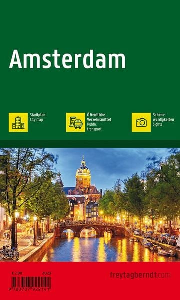 Produktbild: freytag & berndt Innenstadtplan Amsterdam 1:10.000