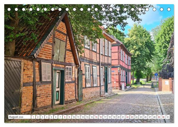 Produktbild: Boizenburg an der Elbe - Fliesenstadt im Dreil&auml;ndereck (Tischkalender 2026 DIN A5 quer), CALVENDO Monatskalender