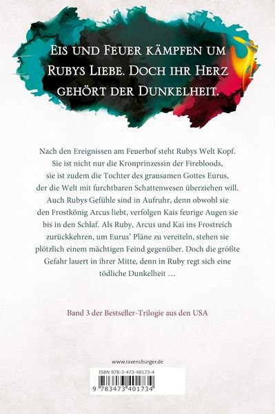 Produktbild: Fire & Frost, Band 3: Von der Dunkelheit geliebt