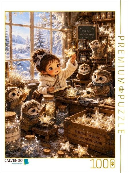 CALVENDO Puzzle Die Sternenwerkstatt | 1000 Teile Lege-Größe 64x48cm Foto-Puzzle für glückliche Stunden