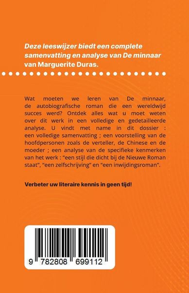 Produktbild: De minnaar van Marguerite Duras (Boekanalyse)