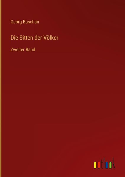 Produktbild: Die Sitten der V&ouml;lker