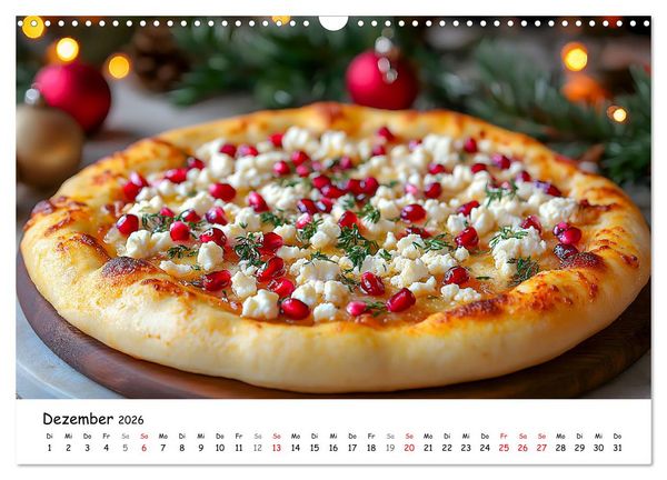 Produktbild: Pizza geht immer - Zu jeder Jahreszeit (Wandkalender 2026 DIN A3 quer), CALVENDO Monatskalender