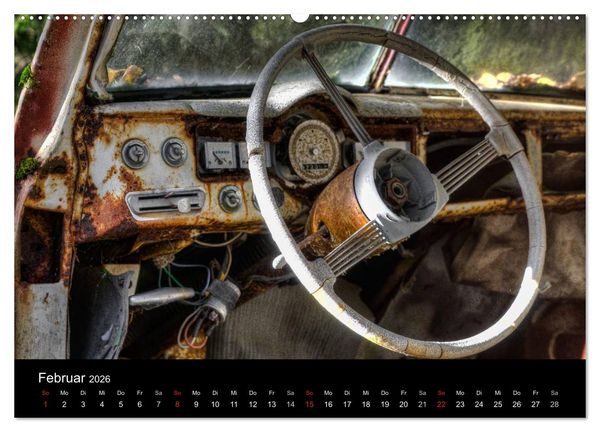 Produktbild: Autos, abgestellt und vergessen (Wandkalender 2026 DIN A2 quer), CALVENDO Monatskalender