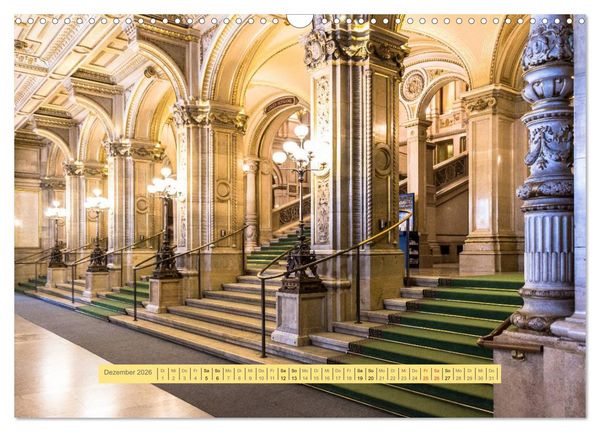 Produktbild: Wien f&uuml;r Liebhaber und Interessierte (Wandkalender 2026 DIN A3 quer), CALVENDO Monatskalender