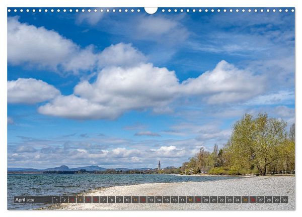 Produktbild: Die Halbinsel Mettnau - Erholungsort im Bodensee (Wandkalender 2026 DIN A3 quer), CALVENDO Monatskalender