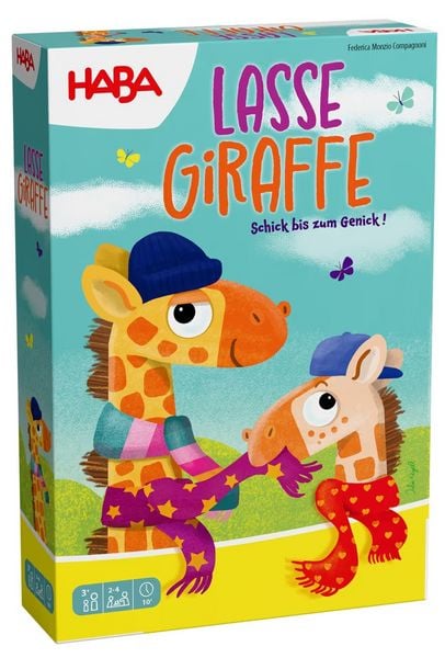 Produktbild: HABA 2013168001 - Lasse Giraffe, Memo-Spielspa&szlig;