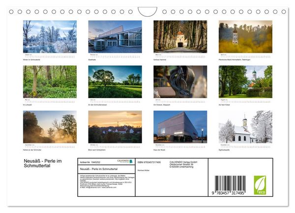 Produktbild: Neus&auml;&szlig; - Perle im Schmuttertal (Wandkalender 2026 DIN A4 quer), CALVENDO Monatskalender