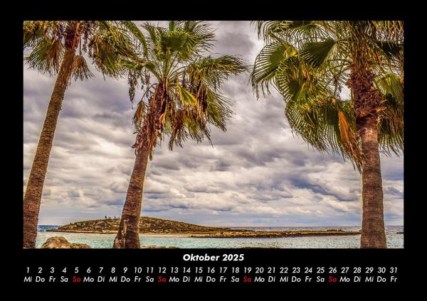 Produktbild: Palmentraum 2025 Fotokalender DIN A3