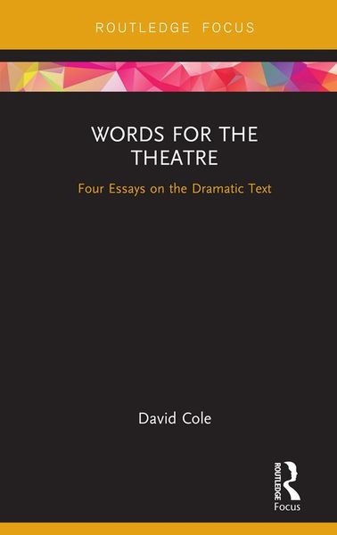 Produktbild: Words for the Theatre