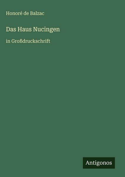 Produktbild: Das Haus Nucingen