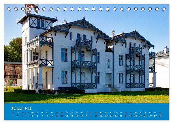 Produktbild: Seeheilbad Heiligendamm (Tischkalender 2026 DIN A5 quer), CALVENDO Monatskalender