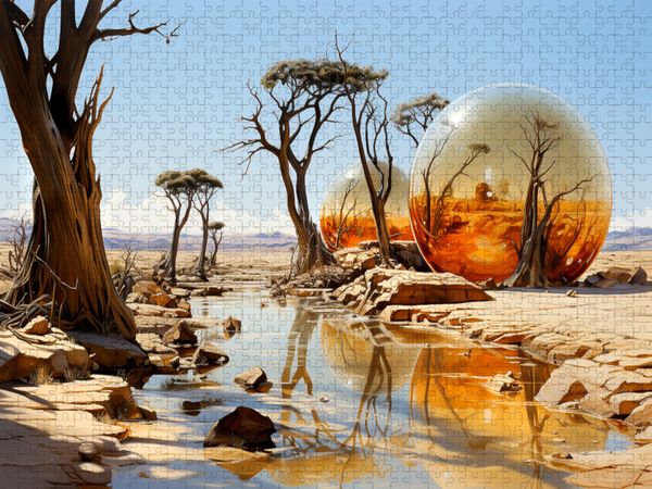 Produktbild: CALVENDO Puzzle Gelbe Kugeln | 1000 Teile Lege-Gr&ouml;&szlig;e 64x48cm Foto-Puzzle f&uuml;r gl&uuml;ckliche Stunden