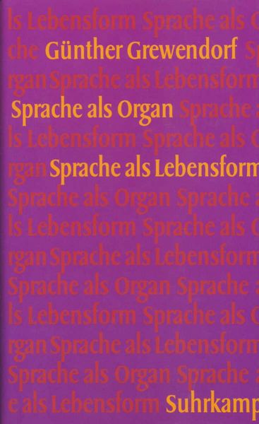Produktbild: Sprache als Organ. Sprache als Lebensform