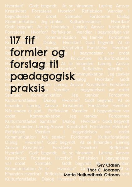 Produktbild: 117 fif , formler og forslag til p&aelig;dagogisk praksis