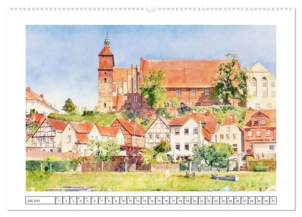 Produktbild: Bezaubernde St&auml;dte in Sachsen-Anhalt (hochwertiger Premium Wandkalender 2027 DIN A2 quer), Kunstdruck in Hochglanz