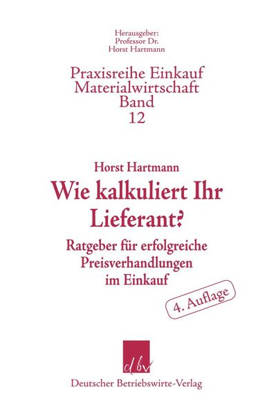 Produktbild: Wie kalkuliert Ihr Lieferant?