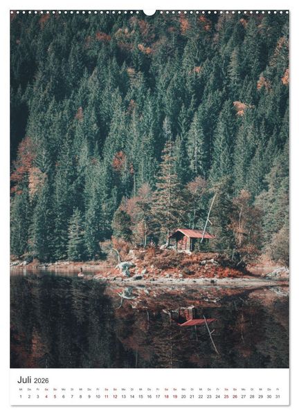 Produktbild: Herbstliches Allg&auml;u (Wandkalender 2026 DIN A2 hoch), CALVENDO Monatskalender