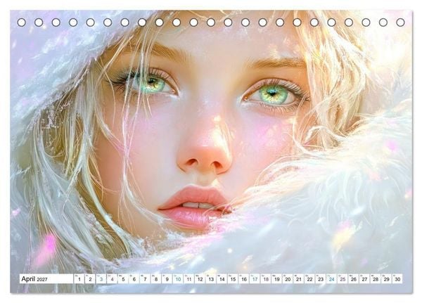 Produktbild: Winterm&auml;rchen - Der fantastischen Art (Tischkalender 2027 DIN A5 quer), CALVENDO Monatskalender