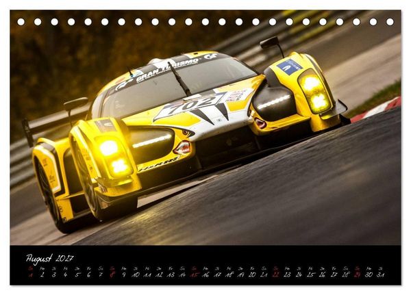 Produktbild: EMOTIONS ON THE GRID - VLN Langstreckenmeisterschaft N&uuml;rburgring (Tischkalender 2027 DIN A5 quer), CALVENDO Monatskalender