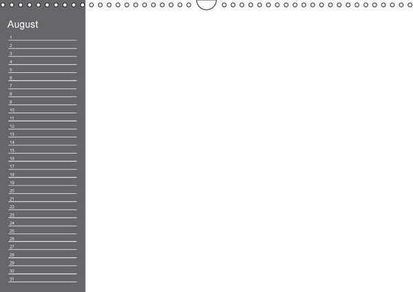 Produktbild: Bastelkalender mit Planerfunktion / F&uuml;r Schwarz - Wei&szlig; - Seher (Wandkalender immerw&auml;hrend DIN A3 quer)
