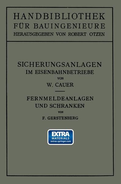 Produktbild: Sicherungsanlagen im Eisenbahnbetriebe